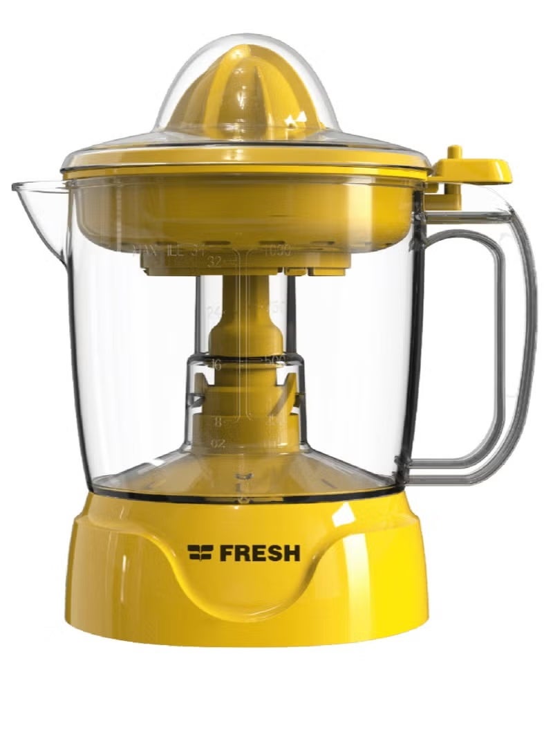 Fresh Citrus Juicer, 1 Liter, 35 Watts, 220-240V, Model FJU-35W-O - Yellow - Image 1